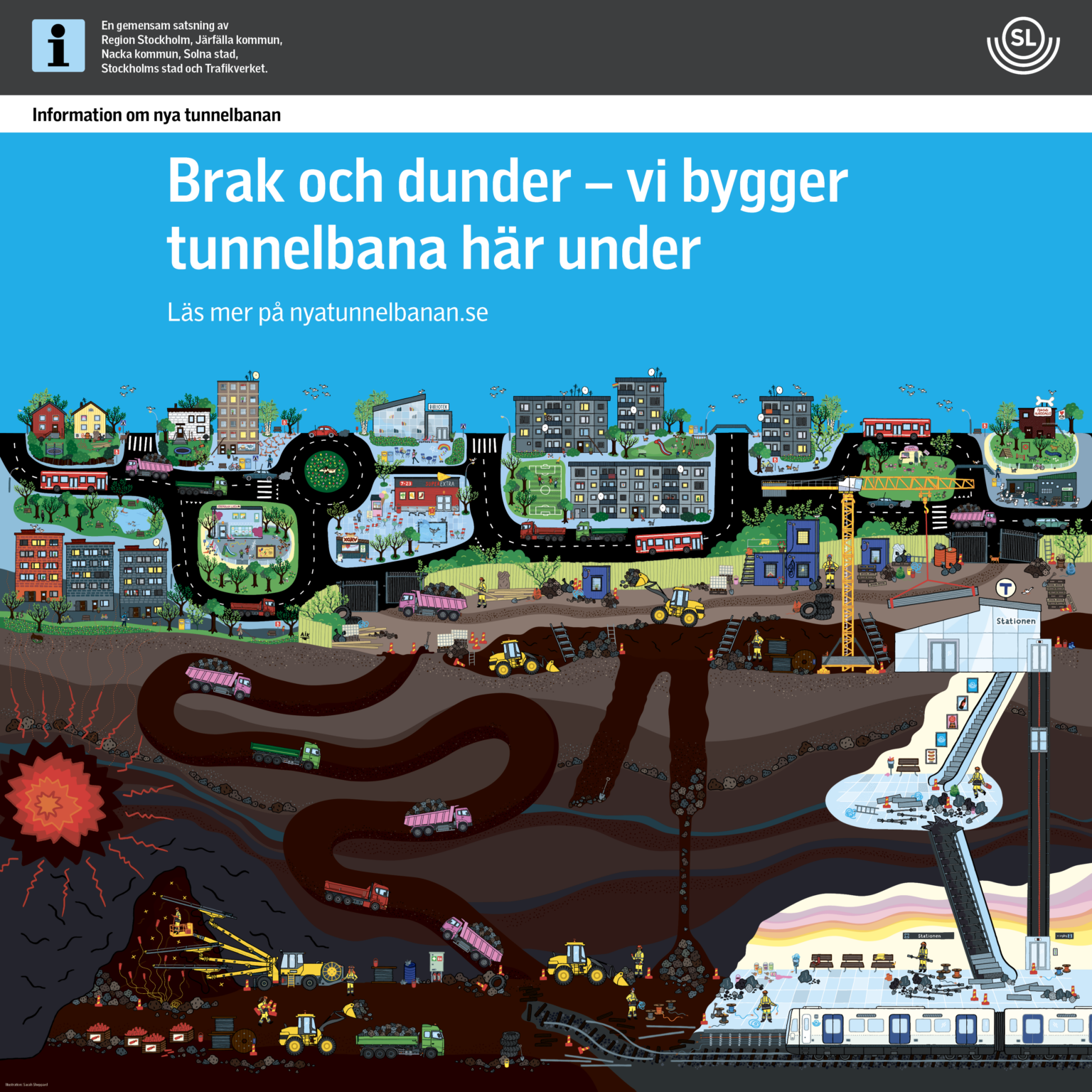 Prata Med Barnen Om Nya Tunnelbanan