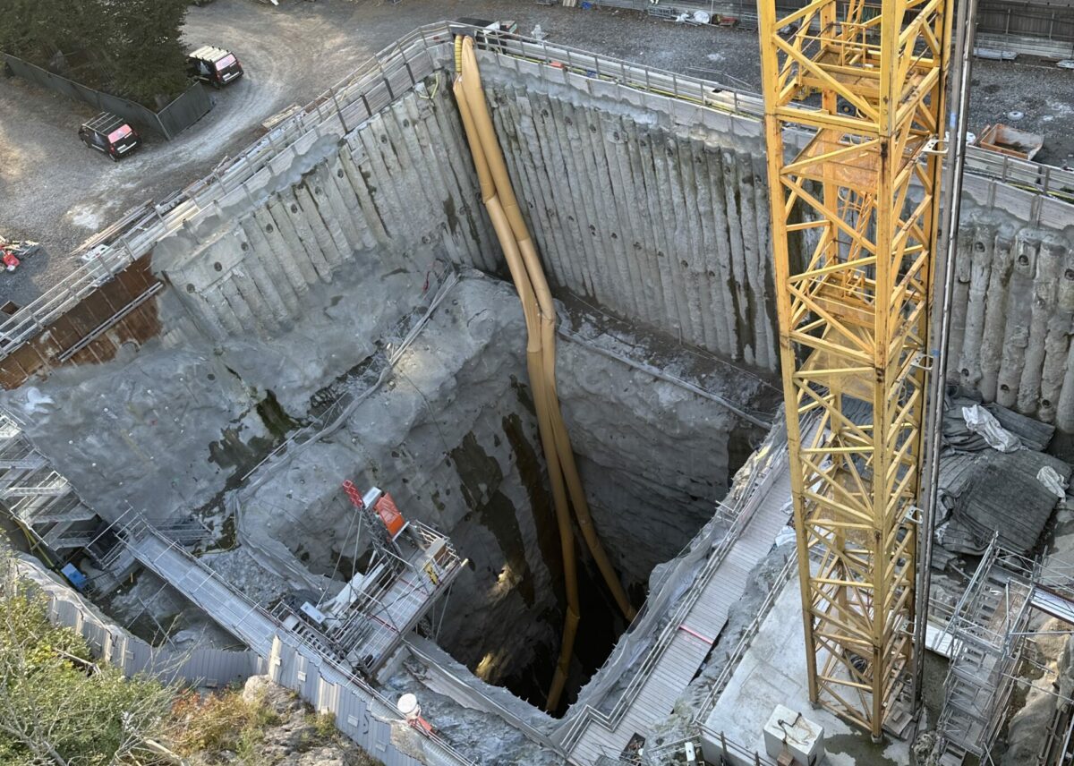 Hisschaktet i Stigbeergsparken