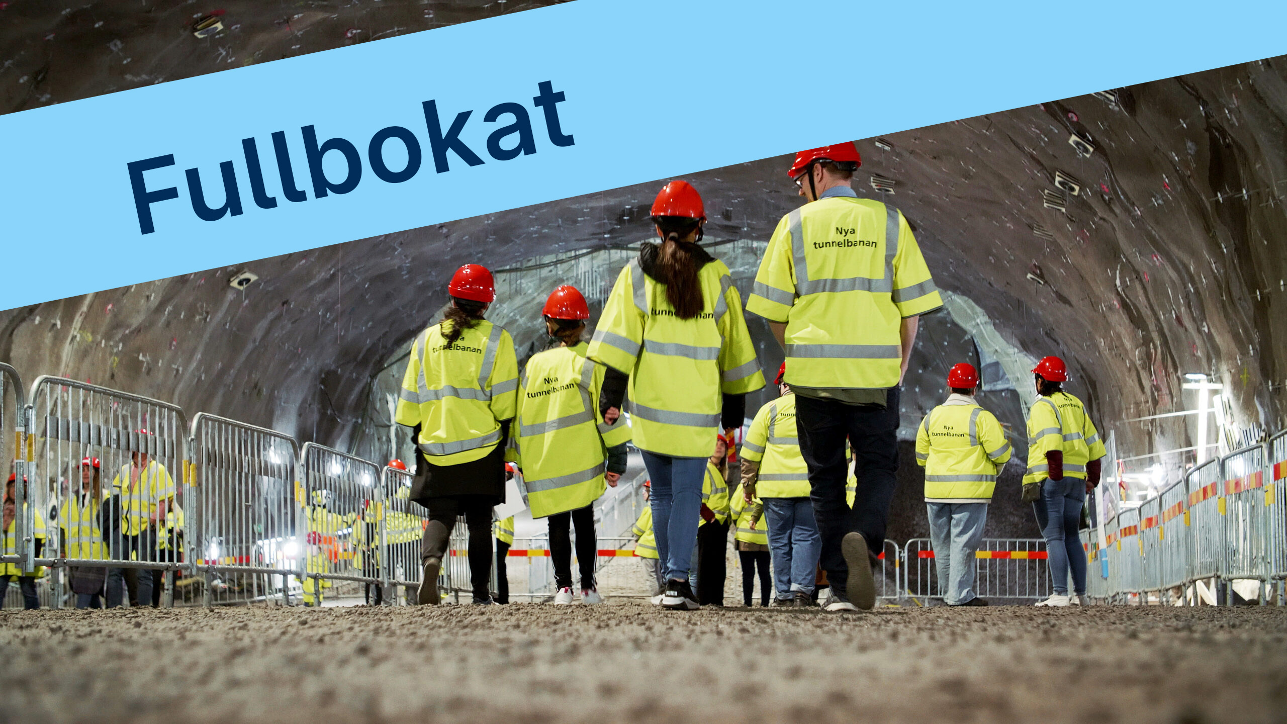 Bild från tunnelpromenaden i Veddesta 2023