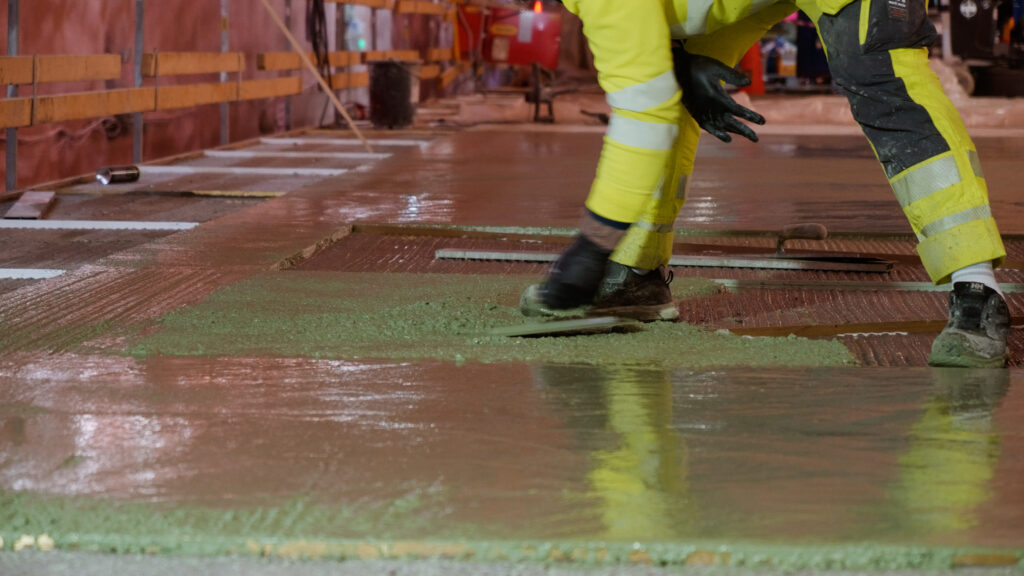 Gjutning av terrazzo