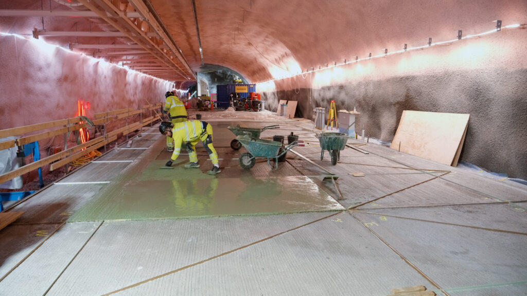 Gjutning av terrazzo